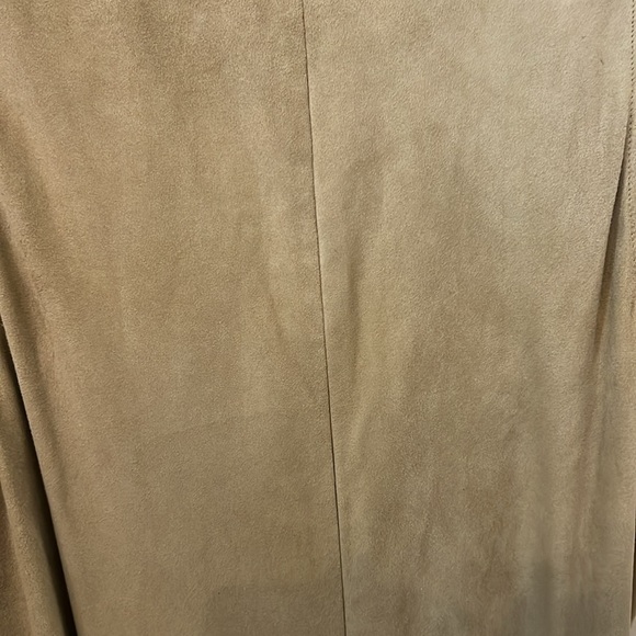 Lauren Ralph Lauren Black Label Women’s Tan Suede Fit & Flare Dress Size 12 - Picture 10 of 15